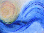30 Zon in zee  Acryl  60 * 80