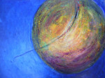 25 Hemel en aarde . Acryl op doek  80 * 100